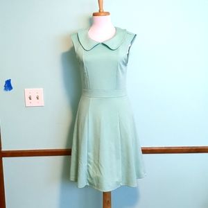 Sunny Girl Aqua sleeveless dress Sz Small